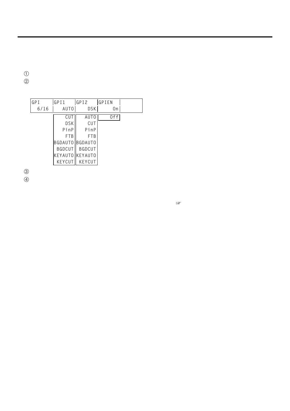 System settings, 6-4. setting the gpi | Panasonic AV-HS400AE User Manual | Page 91 / 123