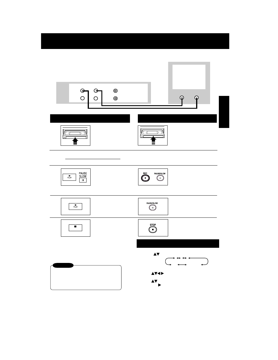 Copy your tapes (dubbing) | Panasonic PVQ-2012 User Manual | Page 13 / 36