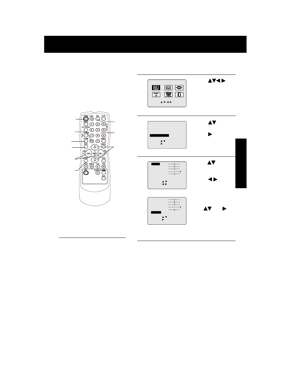 Picture adjustment | Panasonic PVQ-2012 User Manual | Page 15 / 36