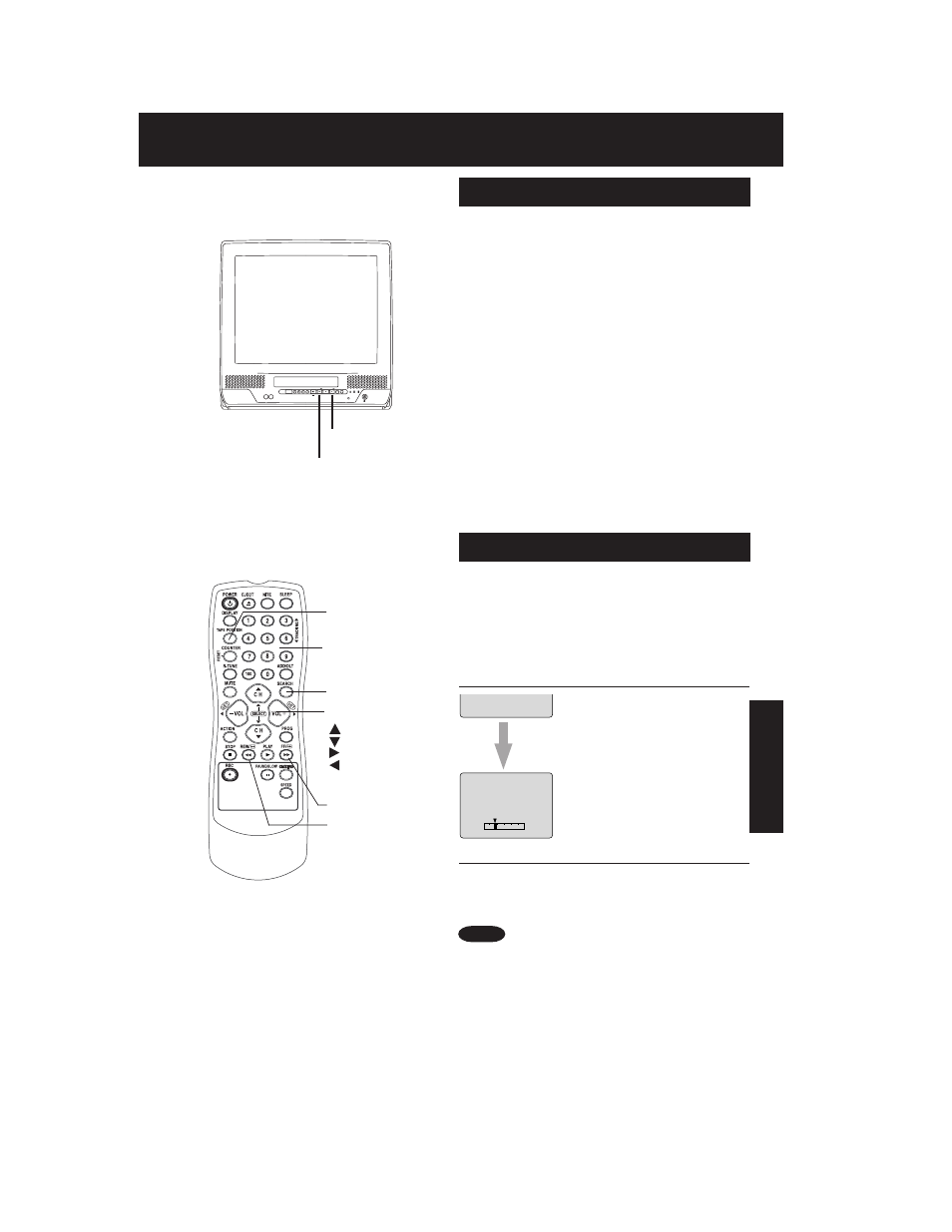 Auto operation functions tape position display | Panasonic PVQ-2012 User Manual | Page 23 / 36