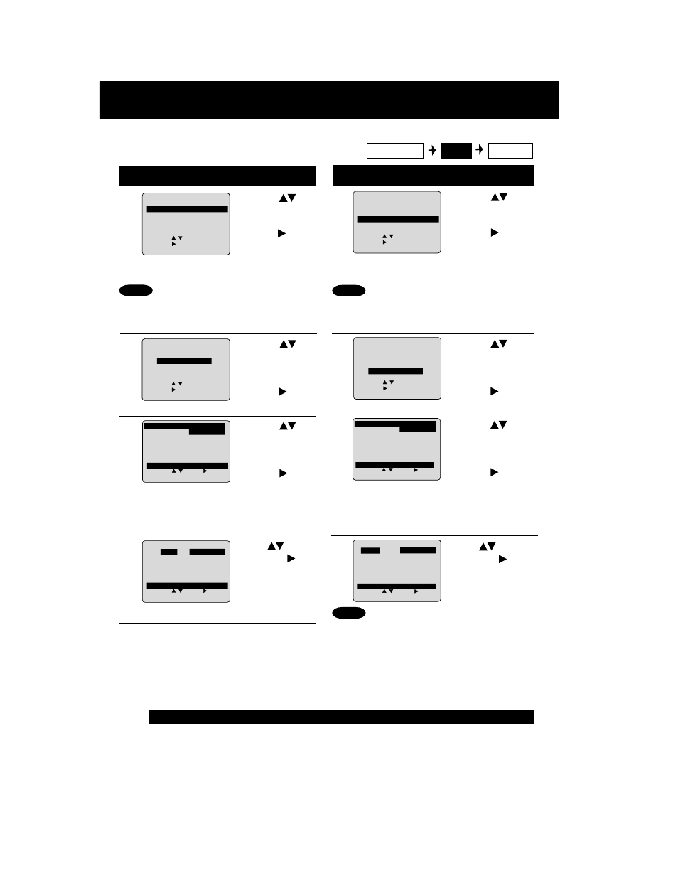 V-chip control feature, Continued), Setup us movies ratings | Setup us tv programs ratings | Panasonic PVQ-2012 User Manual | Page 28 / 36