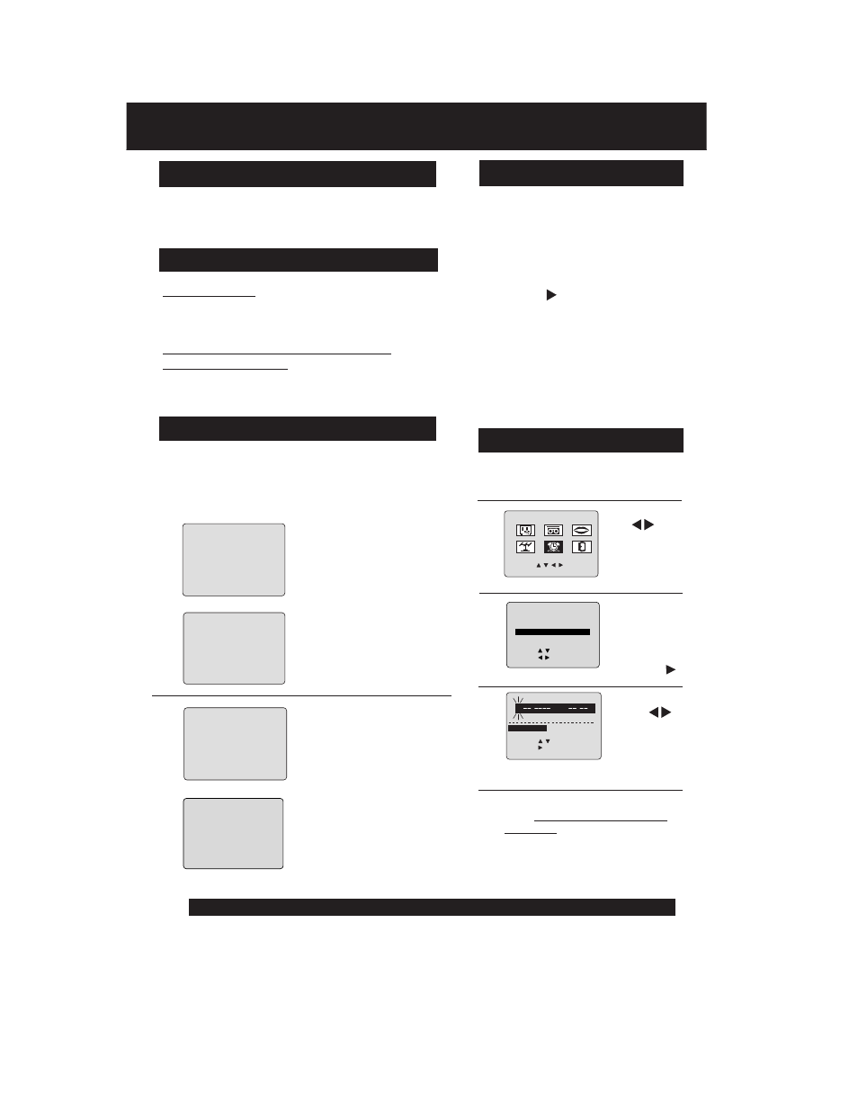 Spanish quick use guide/guía para rápida consulta, Ajustar de nuevo el reloj, Ajuste manual del reloj | Connexiones/configurcion inicial, Conectando realizando configuracion inicial | Panasonic PVQ-2012 User Manual | Page 34 / 36