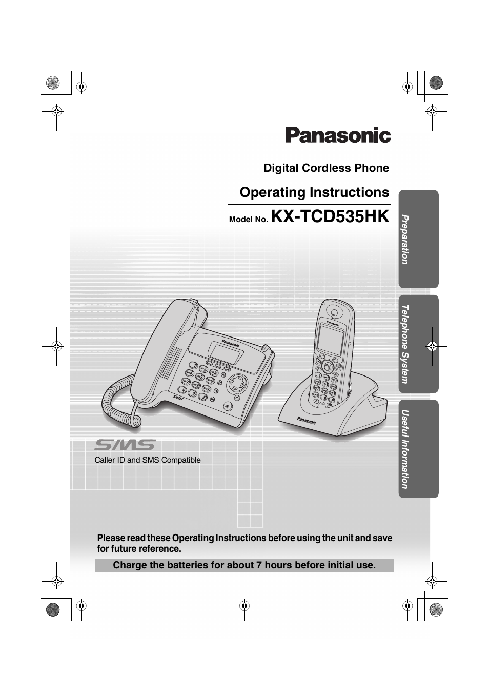 Panasonic KX-TCD535HK User Manual | 116 pages