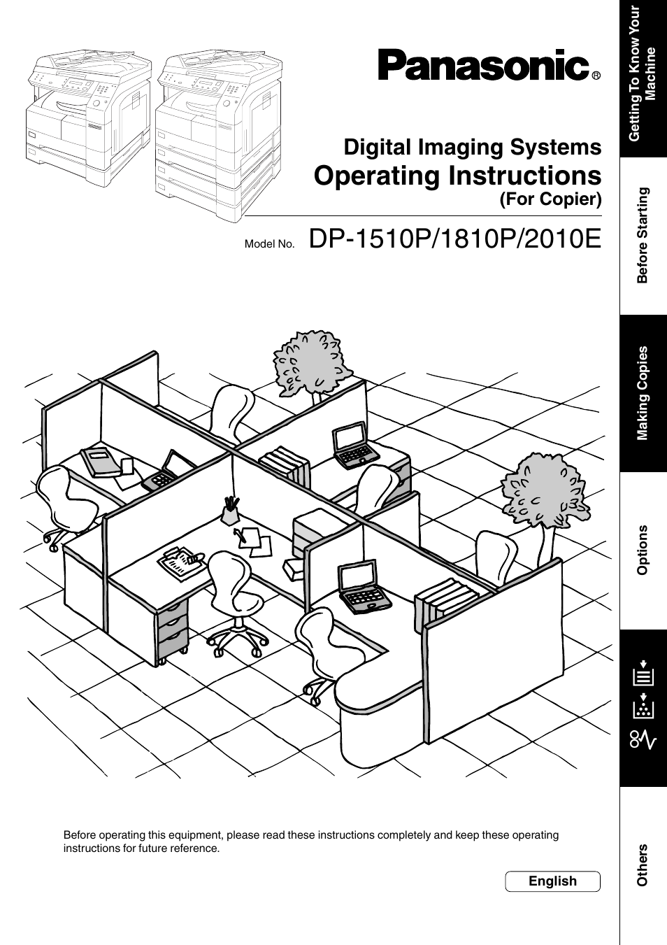 Panasonic DP-1510P User Manual | 60 pages