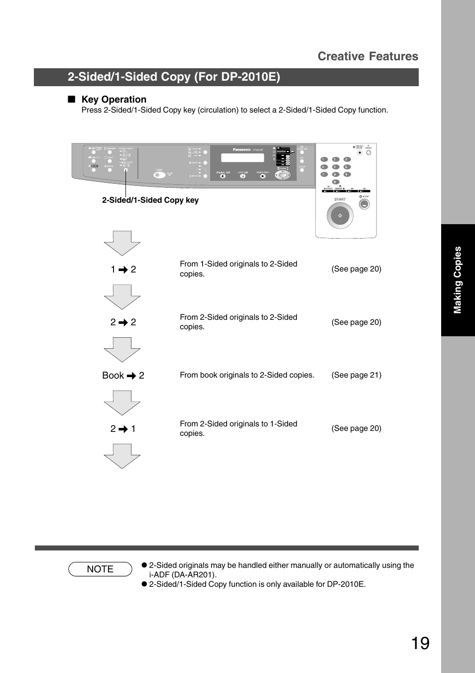 Panasonic DP-1510P User Manual | Page 19 / 60
