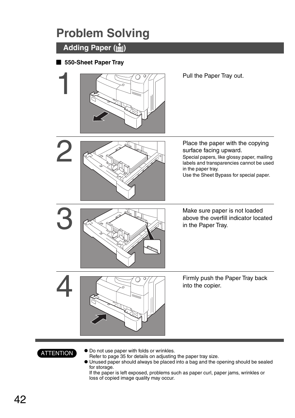 Problem solving | Panasonic DP-1510P User Manual | Page 42 / 60