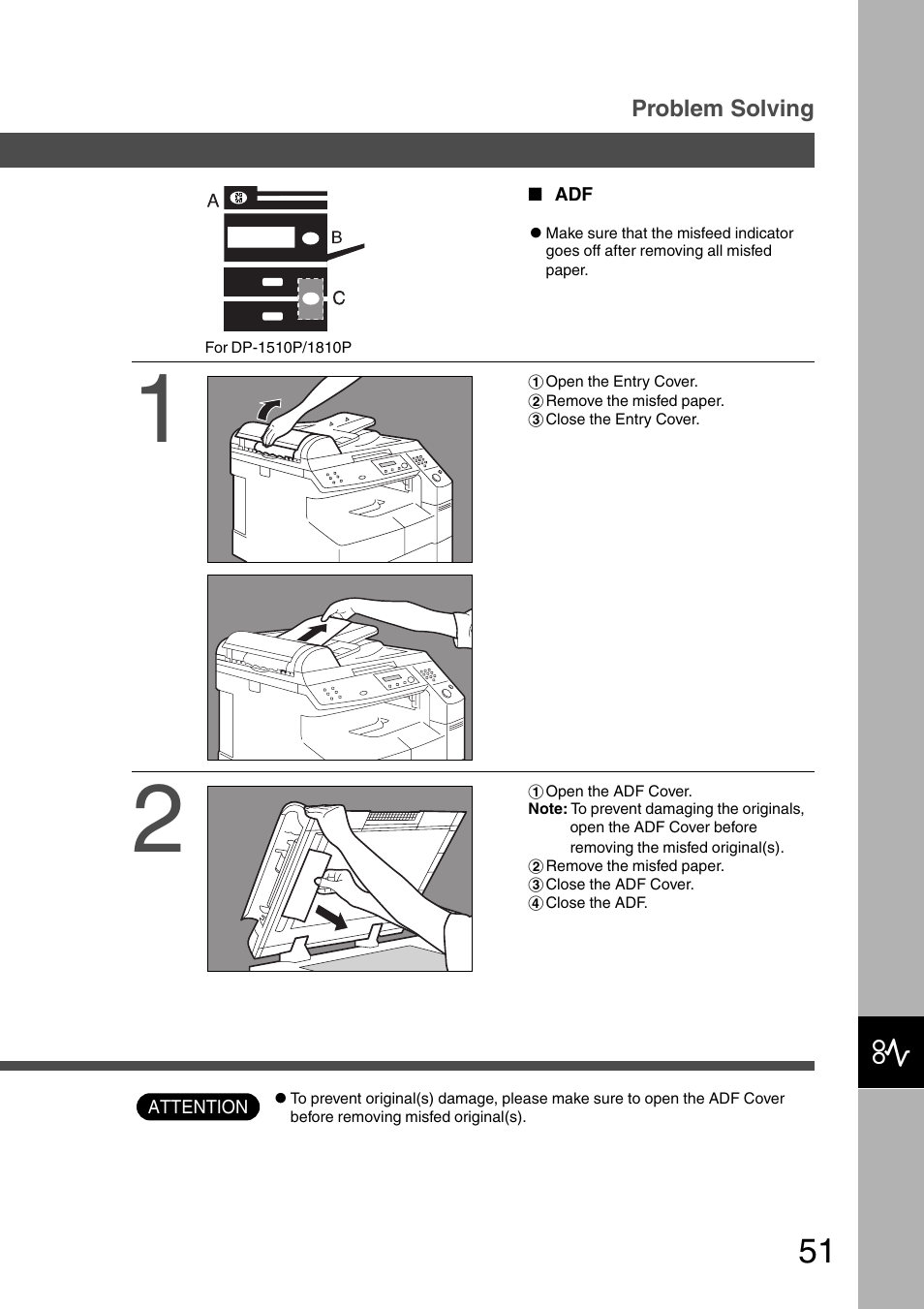 Panasonic DP-1510P User Manual | Page 51 / 60