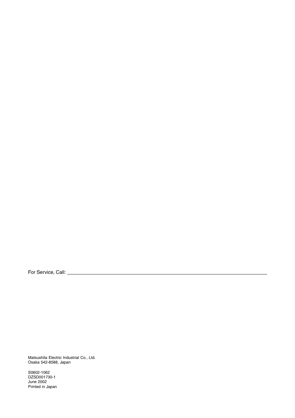 Panasonic DP-1510P User Manual | Page 60 / 60