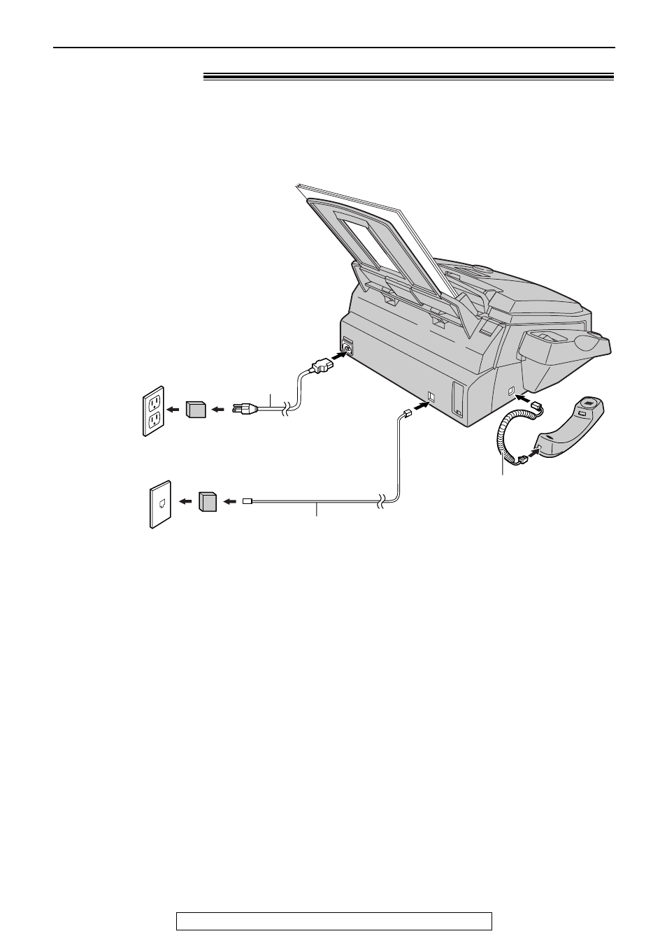 Setup, Connections | Panasonic KX-FL521 User Manual | Page 16 / 92