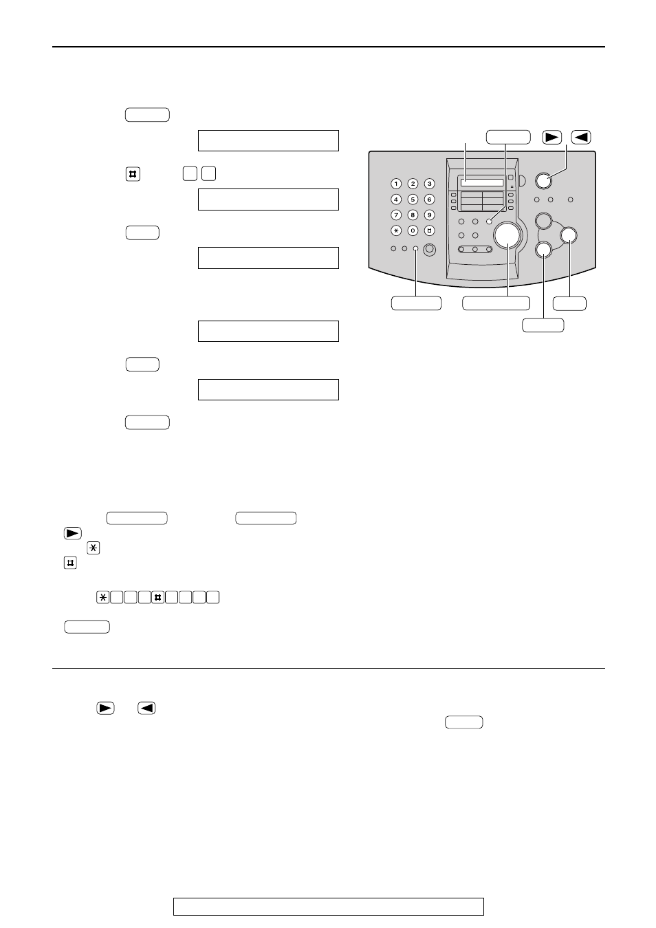 Setup, Setting your facsimile telephone number | Panasonic KX-FL521 User Manual | Page 20 / 92