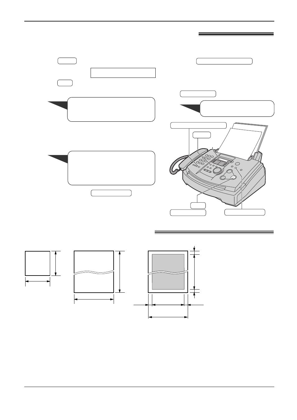 Sending faxes, Sending a fax with the voice guide, Documents you can send | Panasonic KX-FL521 User Manual | Page 33 / 92