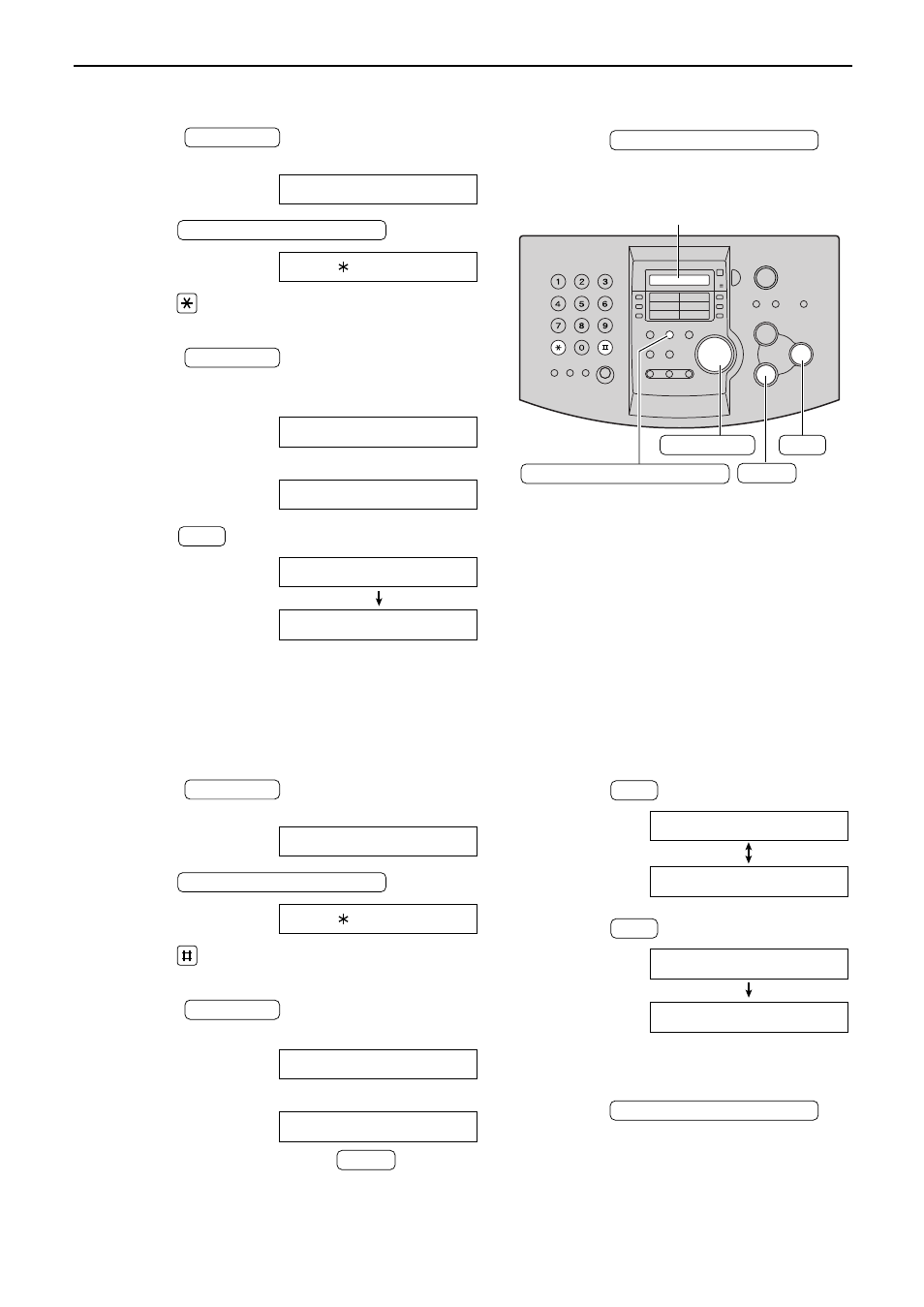 Sending faxes, Erasing a stored station, Adding a new station | Panasonic KX-FL521 User Manual | Page 38 / 92