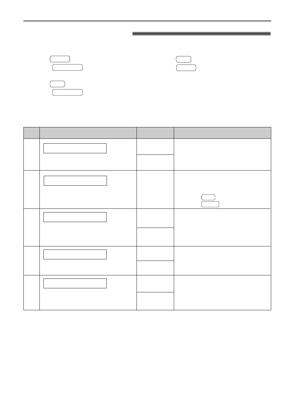 Features summary, Basic features (cont.), How to set menu options | Programming table (cont.) | Panasonic KX-FL521 User Manual | Page 62 / 92