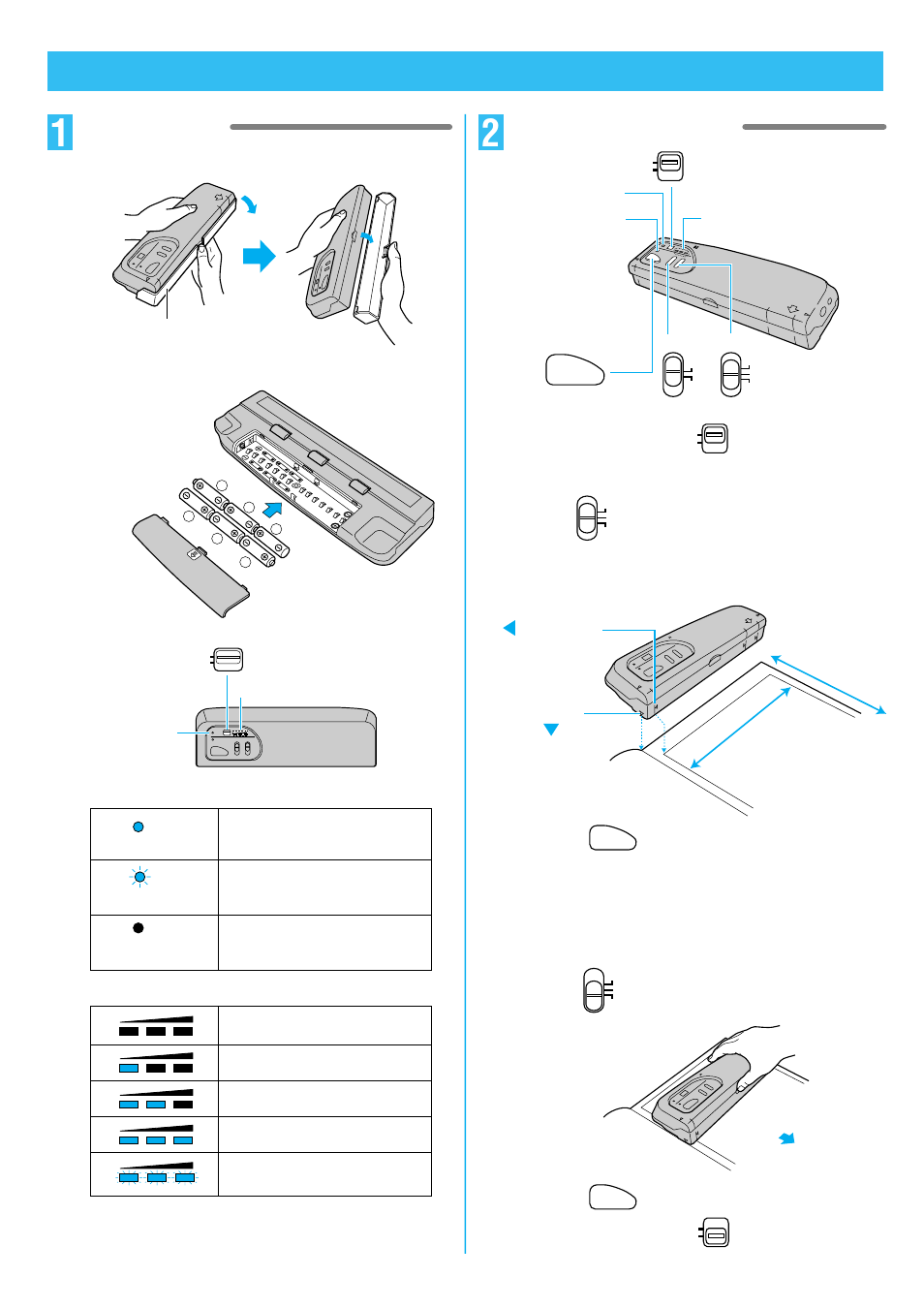 Hand scanner functions, Preparations, Scanning documents | Panasonic KX-PW30CL User Manual | Page 9 / 12