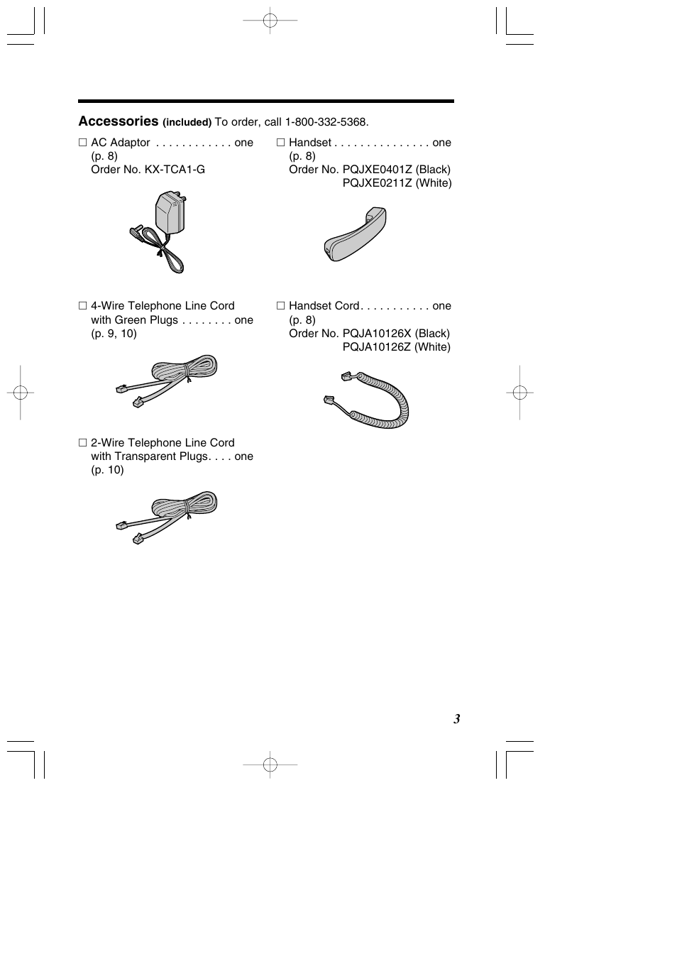 Panasonic X-TSC14B User Manual | Page 3 / 52