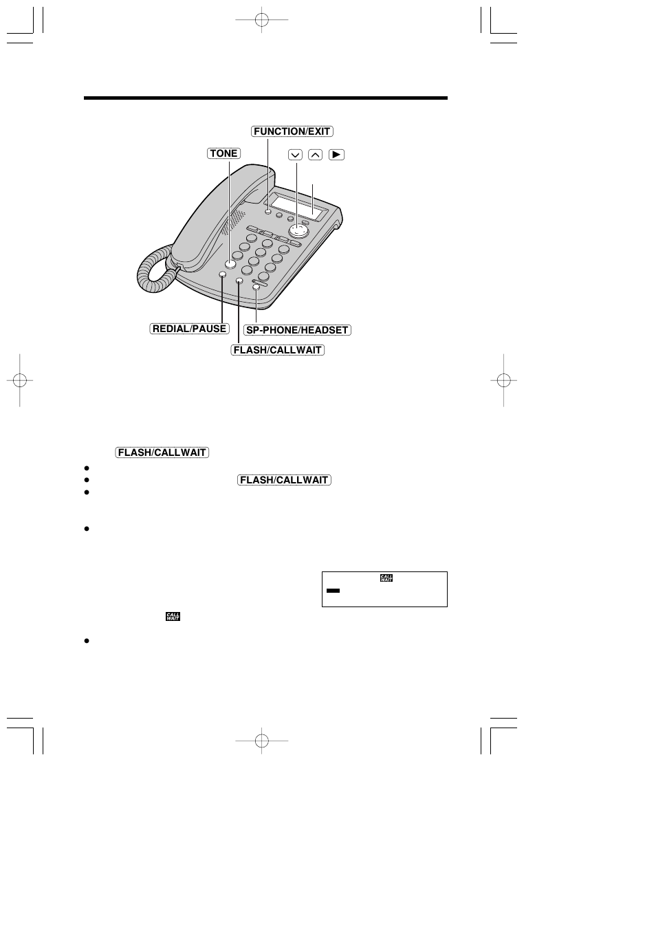 Special features, For call waiting service users, Call waiting caller id feature | Panasonic X-TSC14B User Manual | Page 38 / 52