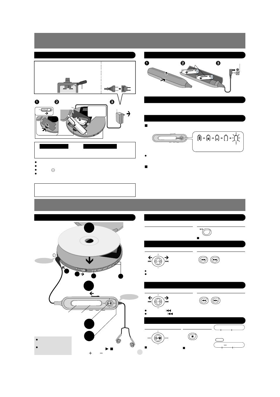 How to use, Power supply | Panasonic SL-CT710 User Manual | Page 5 / 6
