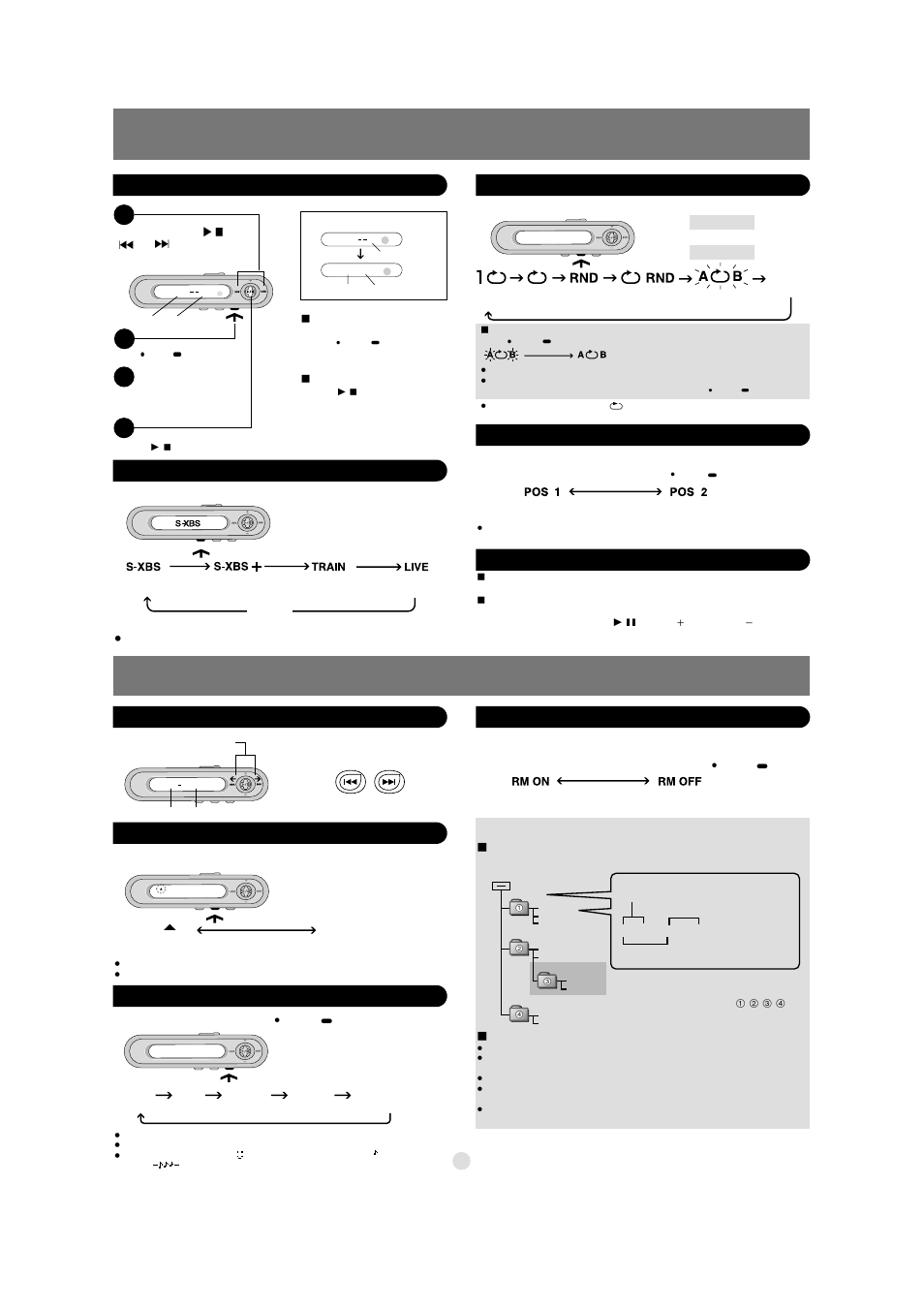 Playing mp3, Other play methods, Starting play from an album (album skip) | Changing the display, 001 track .mp3, Program play play modes, Changing the sound quality, Anti-skip system, Other remote control functions | Panasonic SL-CT710 User Manual | Page 6 / 6