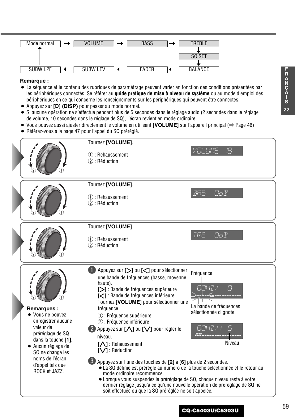 Panasonic CQ-C5403U User Manual | Page 59 / 108