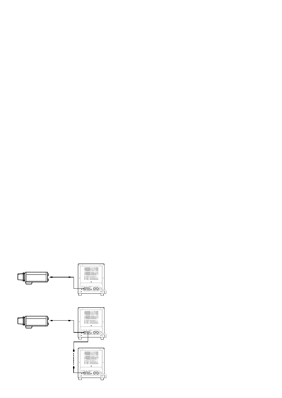 System connection | Panasonic WV-BM500 User Manual | Page 11 / 14