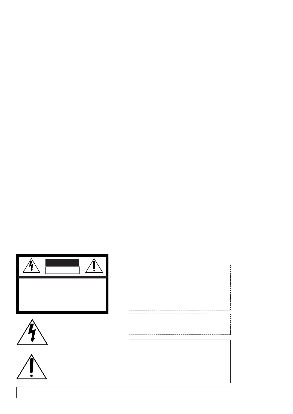 Caution | Panasonic WV-BM500 User Manual | Page 2 / 14