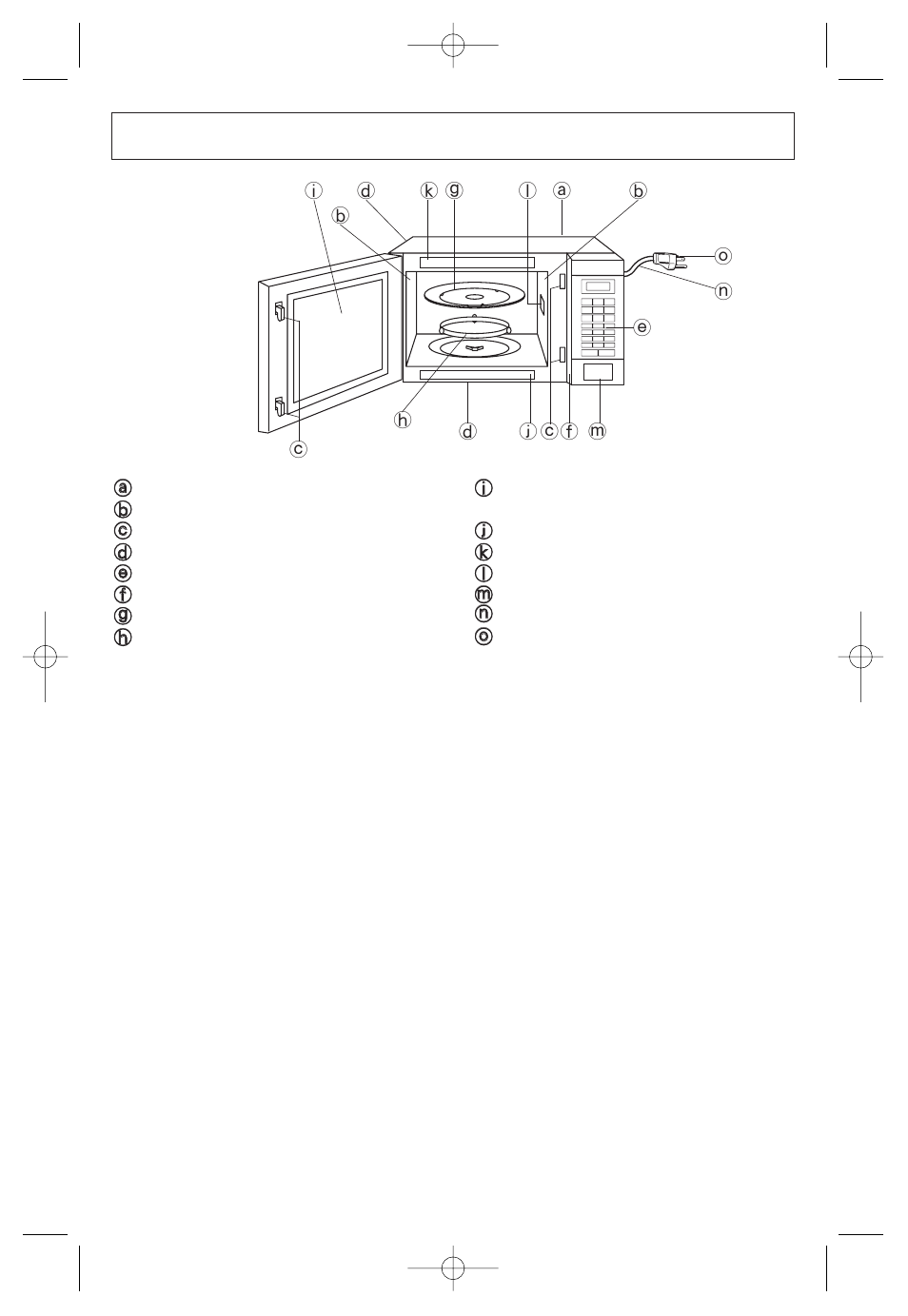 Oven components diagram | Panasonic Inverter NN-SA710S User Manual | Page 11 / 32