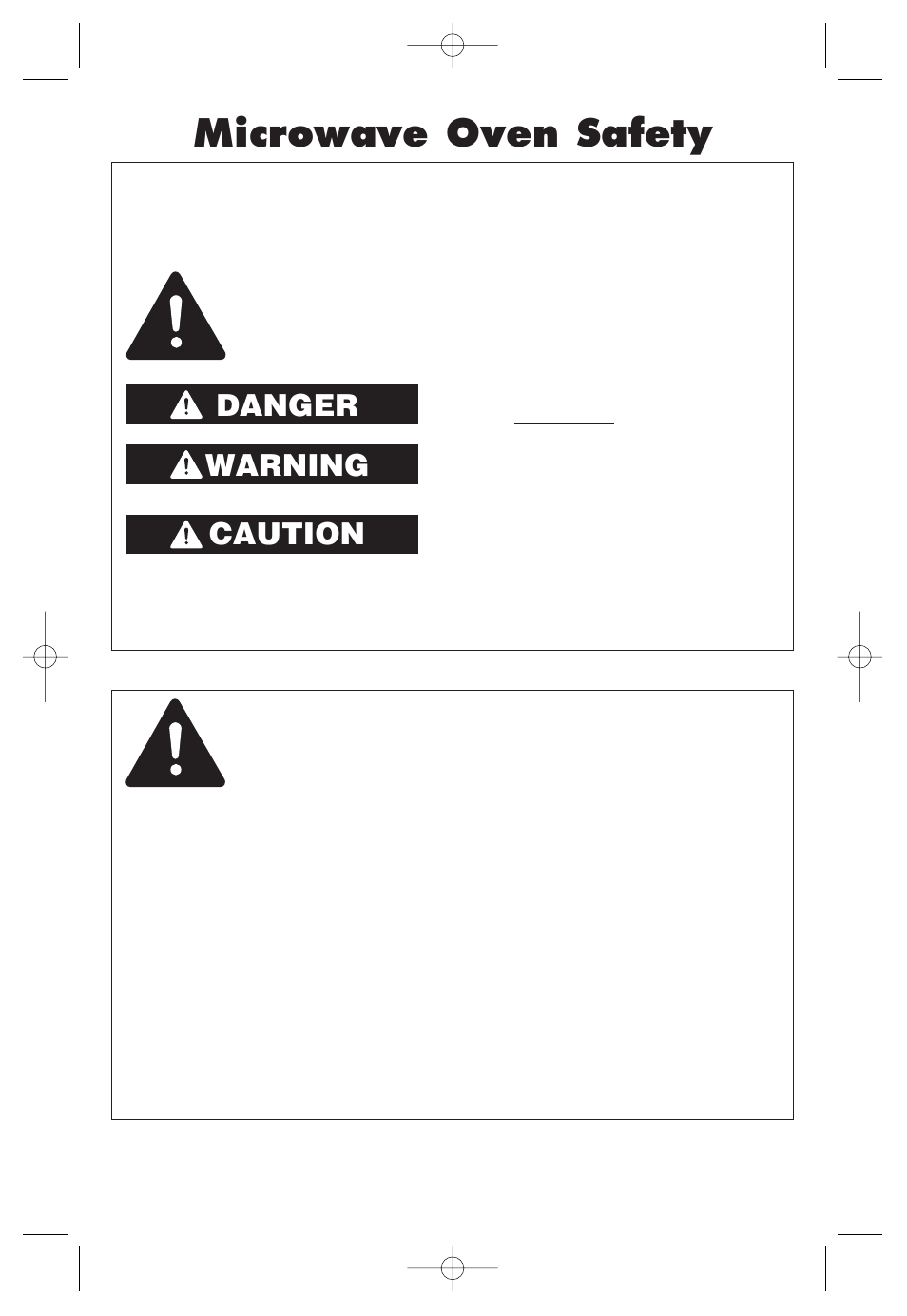 Safety information, Microwave oven safety, Danger warning | Caution | Panasonic Inverter NN-SA710S User Manual | Page 2 / 32