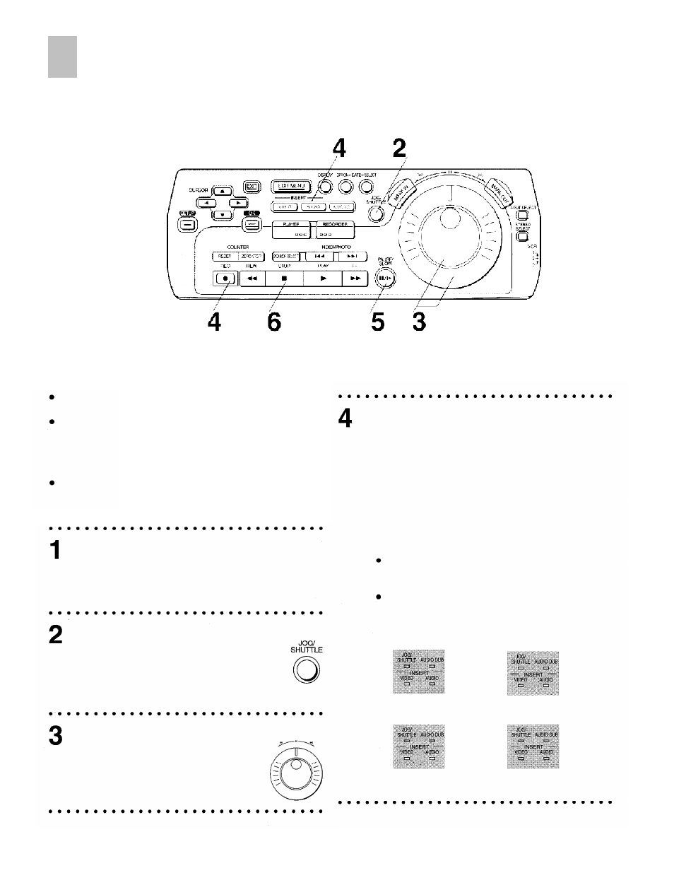 Editing when not using an edit cable | Panasonic AG-DV2000P User Manual | Page 34 / 76