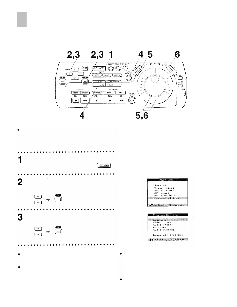 Program assemble | Panasonic AG-DV2000P User Manual | Page 48 / 76