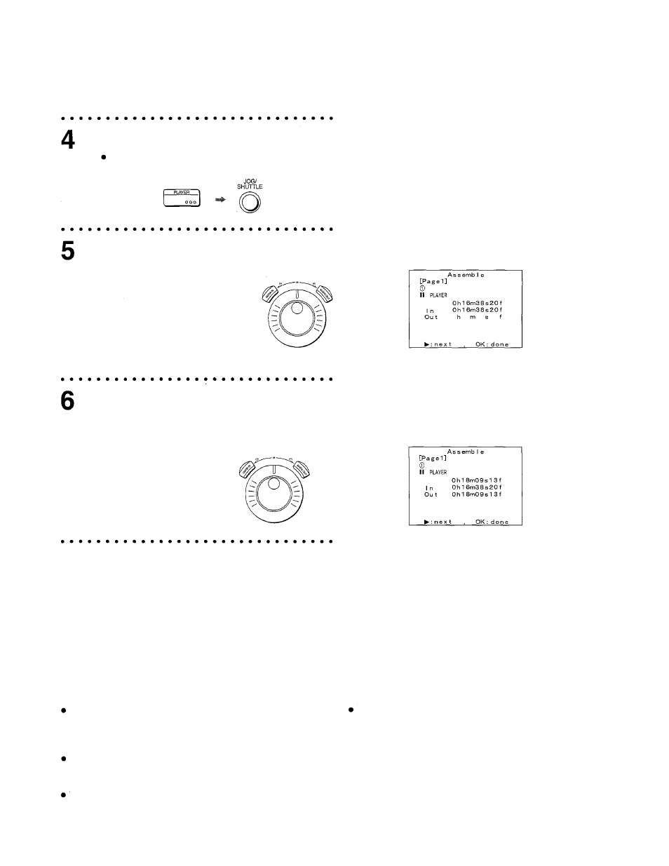 Press player and jog/shuttle | Panasonic AG-DV2000P User Manual | Page 49 / 76