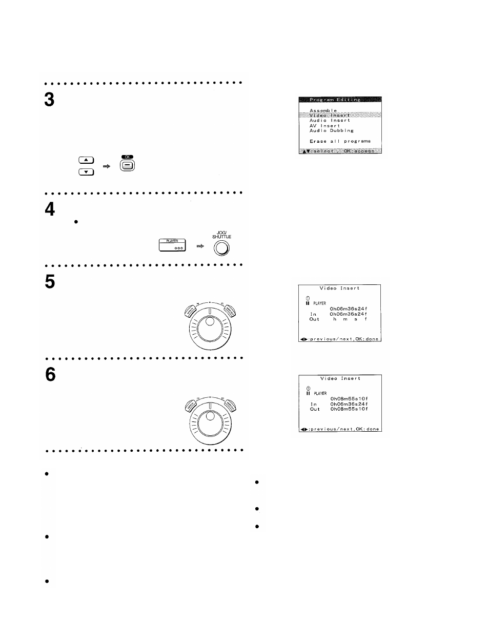 Press player and jog/shuttle | Panasonic AG-DV2000P User Manual | Page 53 / 76