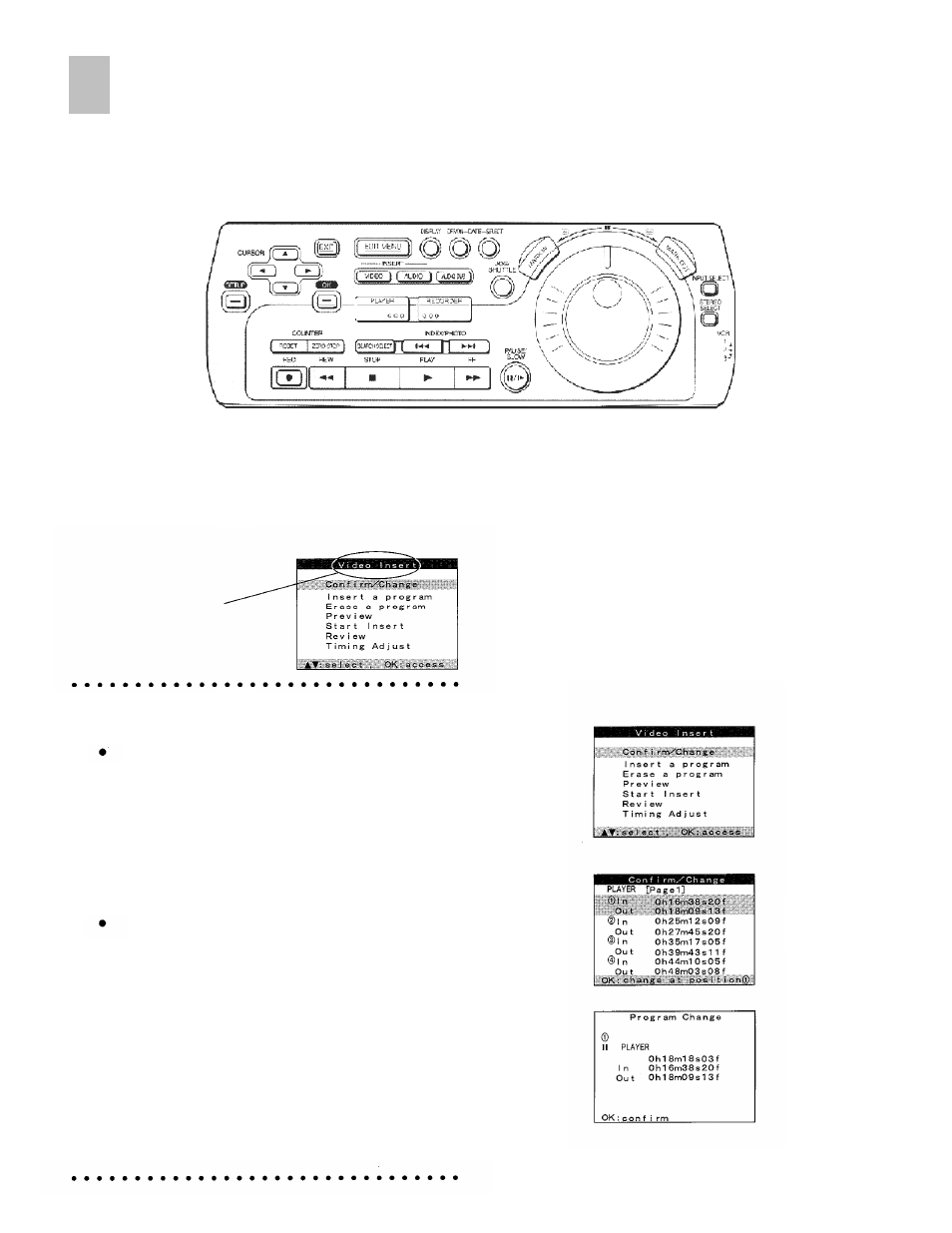 Other editing functions | Panasonic AG-DV2000P User Manual | Page 60 / 76