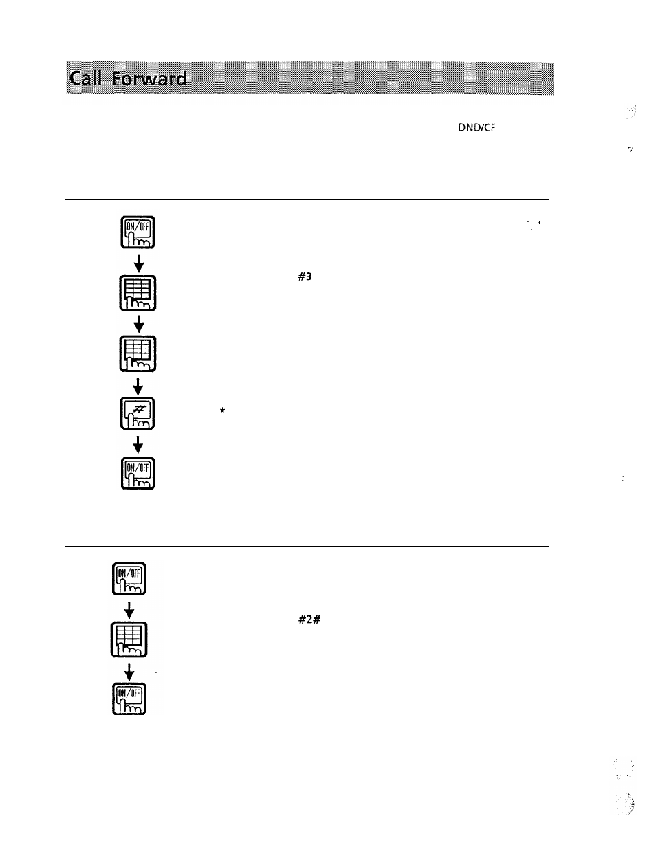 Call foward | Panasonic VA-1232 User Manual | Page 23 / 43