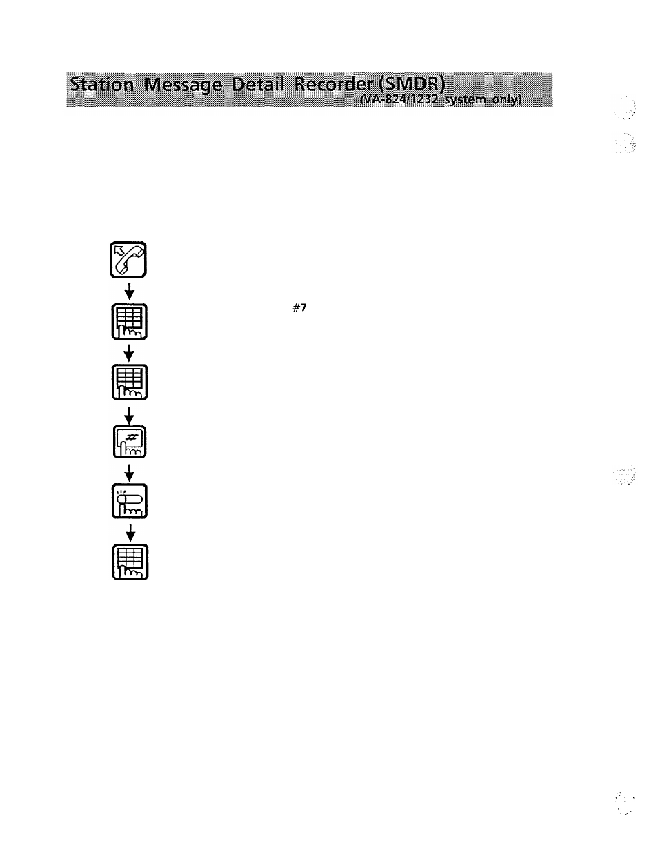 Station message detail recorder (smdr) | Panasonic VA-1232 User Manual | Page 37 / 43