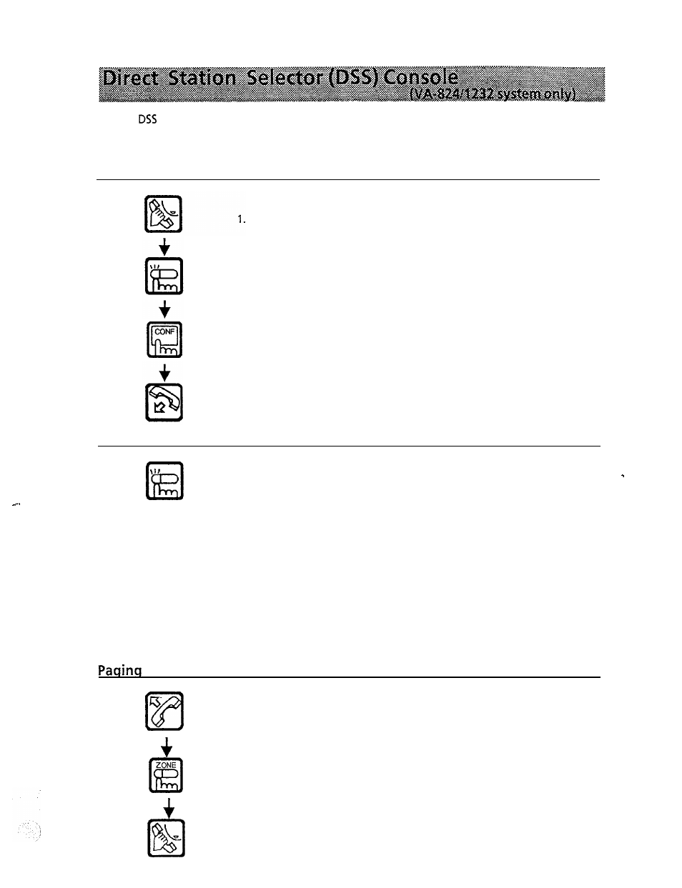 Direct station selector (dss) console | Panasonic VA-1232 User Manual | Page 38 / 43