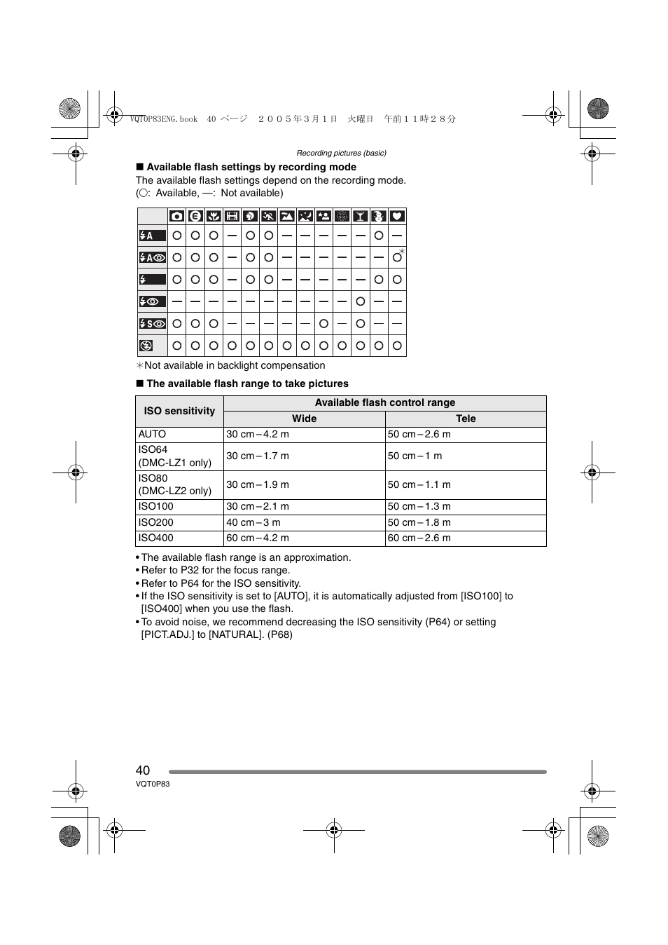 Panasonic DMC-LZ1GN User Manual | Page 40 / 104