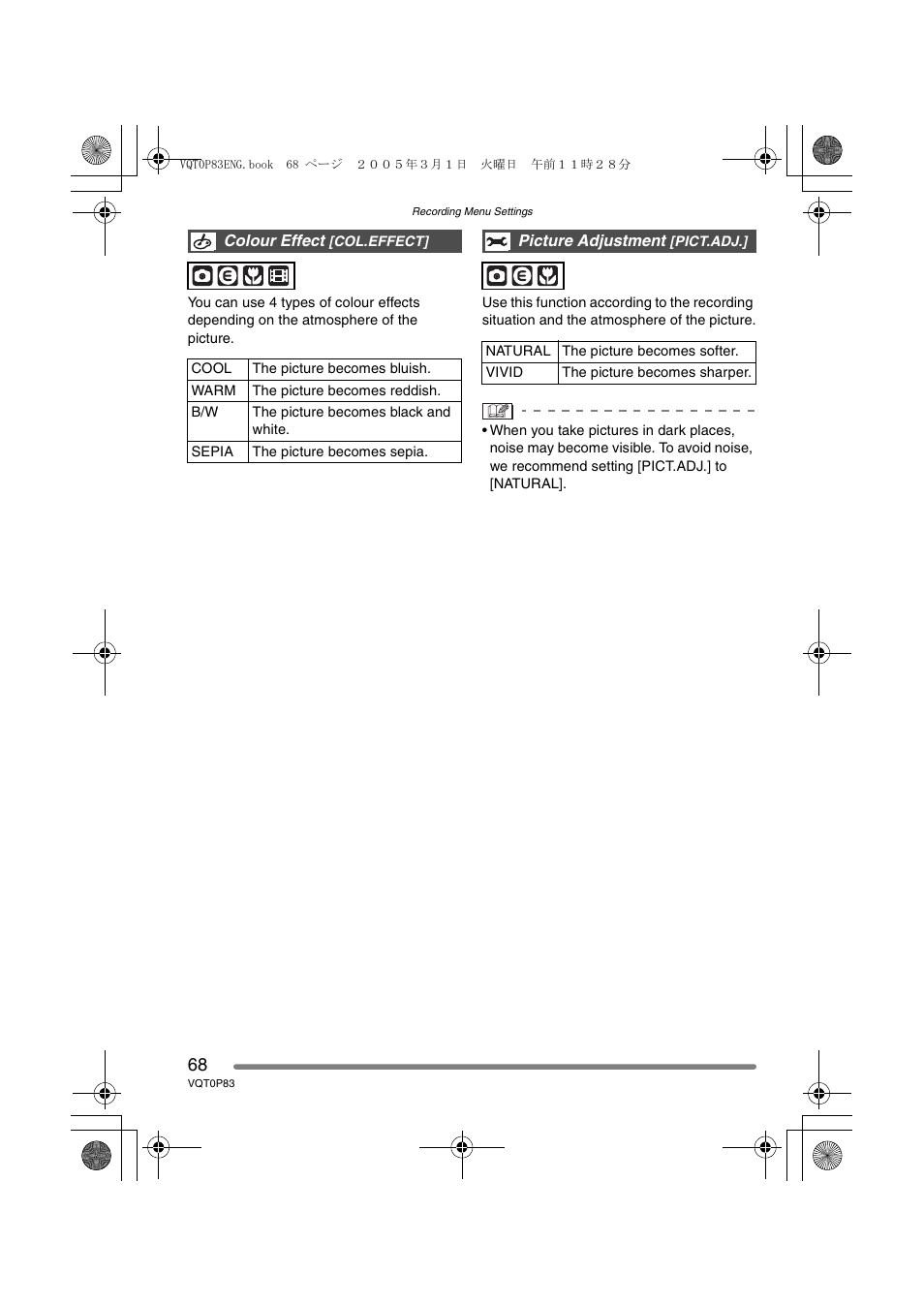Panasonic DMC-LZ1GN User Manual | Page 68 / 104