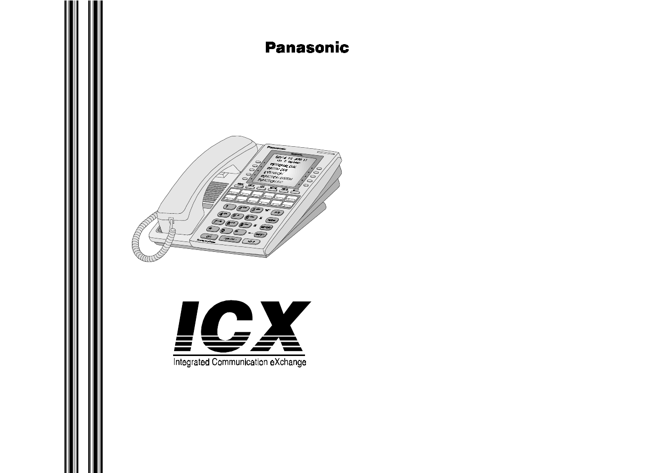 Panasonic KEY TELEPHONE User Manual | 72 pages