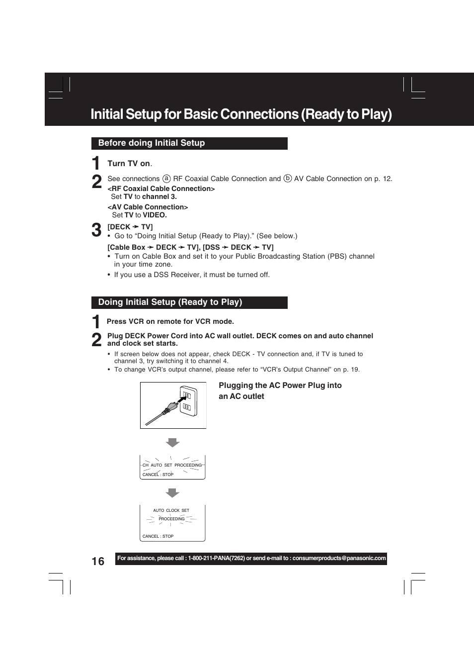 Panasonic PV-D4742 User Manual | Page 16 / 60