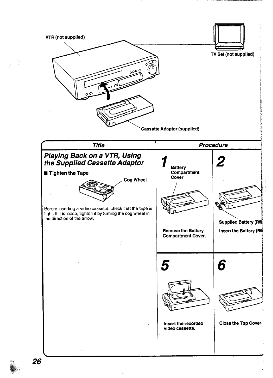 Panasonic NV-S99A User Manual | Page 26 / 65