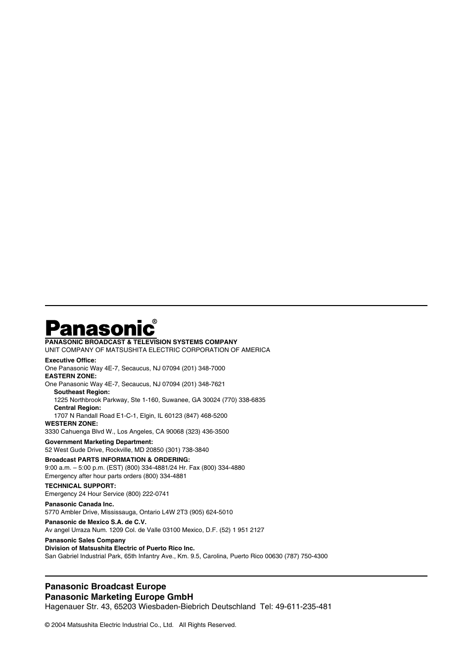 Panasonic AJ-SDd93 User Manual | Page 46 / 46