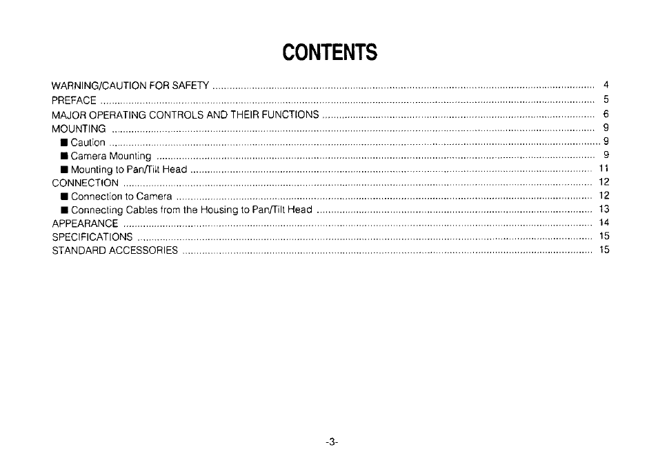 Panasonic AW-CH600 User Manual | Page 3 / 16