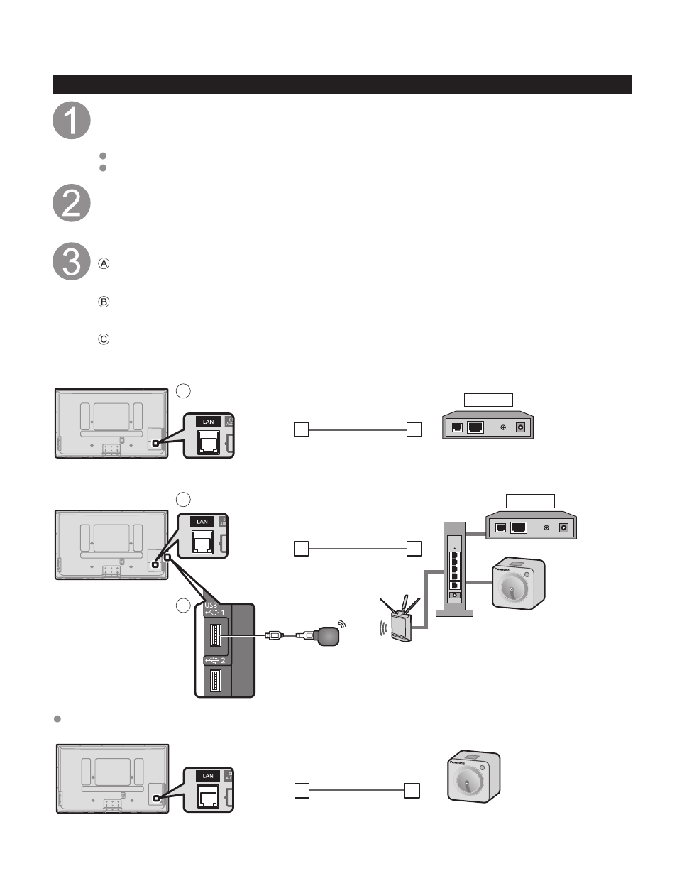 Using network services, Network connections | Panasonic TC-60PS34 User Manual | Page 34 / 64