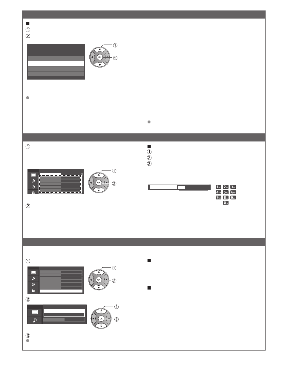 Wireless network (wireless network setting), Ip address/dns settings, Proxy setting | Select “ip/dns setting mode” and set to “automatic, Each ip address is acquired automatically, Manual setting, Select “proxy setting, Select item and press ok, Enter address or port number and press ok, Proxy address | Panasonic TC-60PS34 User Manual | Page 36 / 64