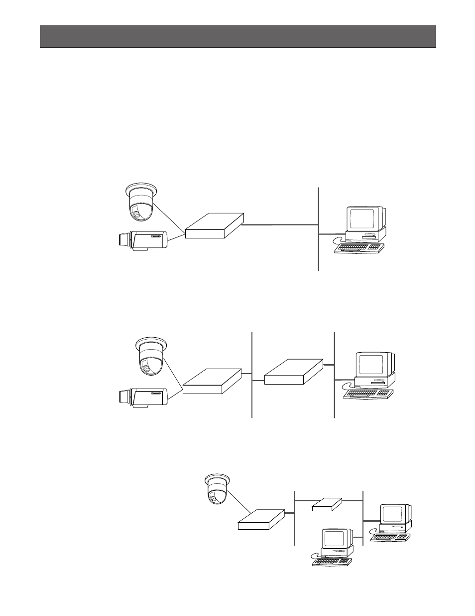 System connections, Lan type connection, Access from a pc on the same subnet | Access from pcs via routers, Ftp client function | Panasonic WJ-NT104 User Manual | Page 10 / 84