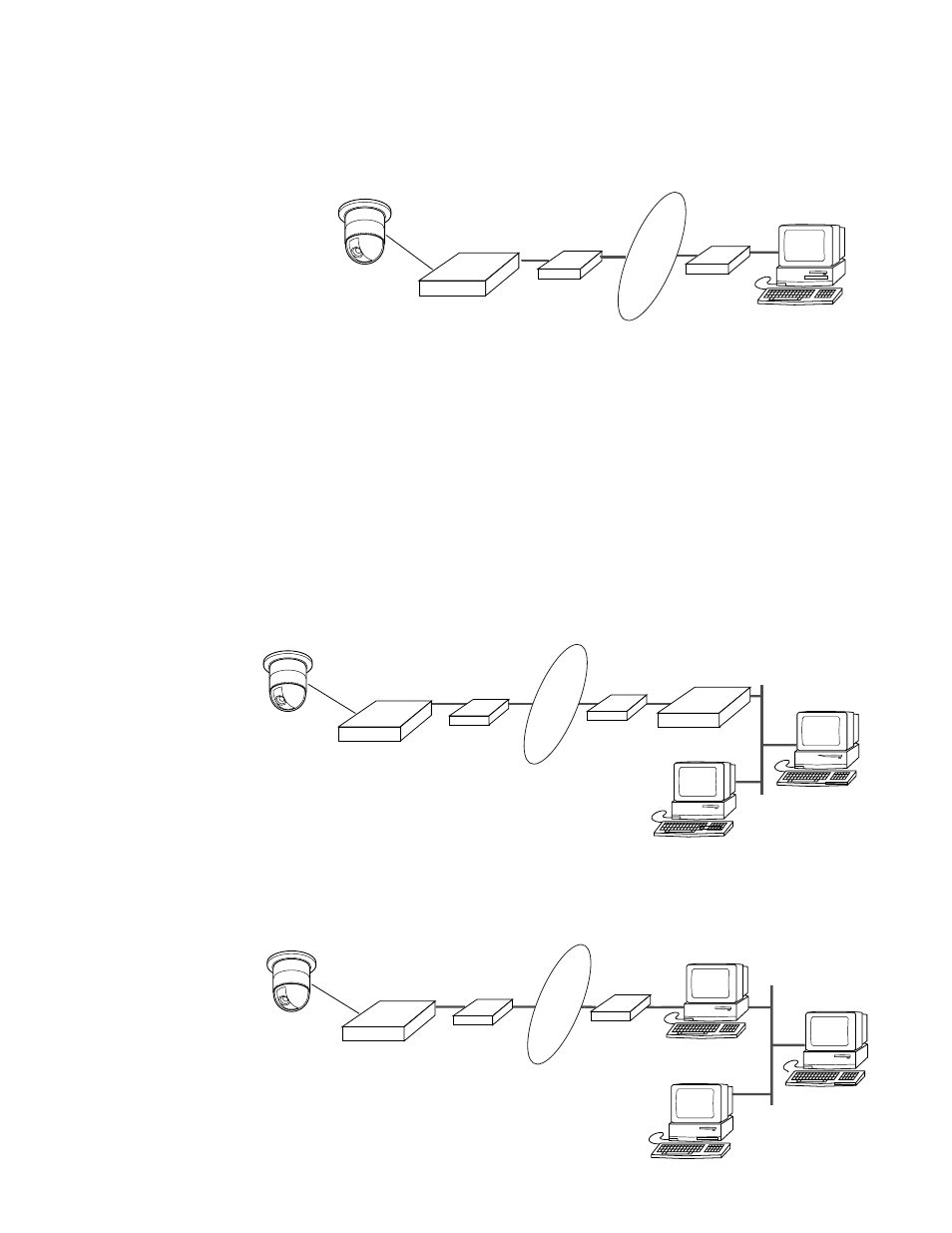 Ppp (point to point protocol) type connection, Access from a client pc to the wj-nt104, Access from the wj-nt104 to a client pc | Panasonic WJ-NT104 User Manual | Page 11 / 84