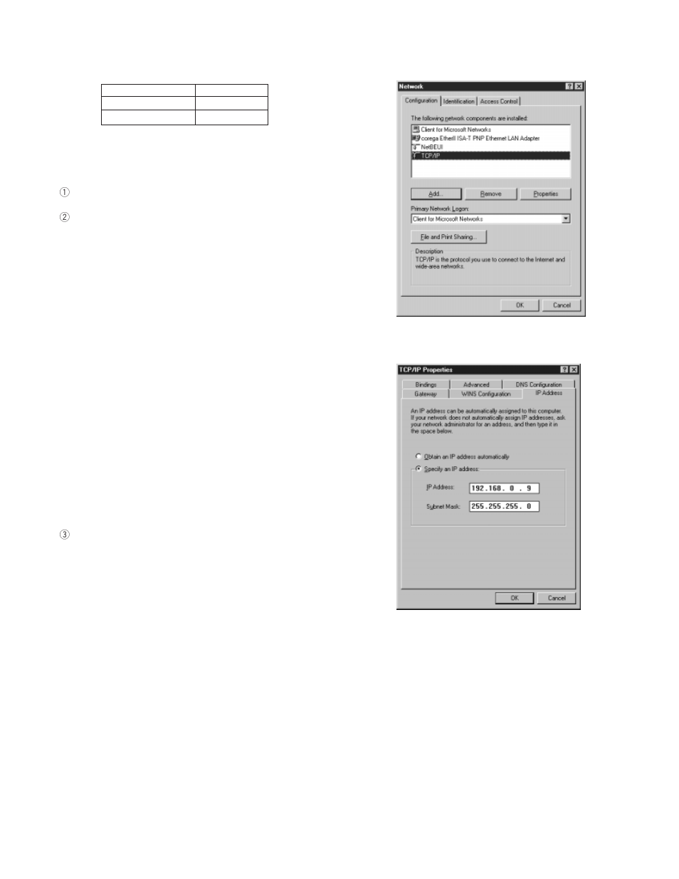 Pc setup | Panasonic WJ-NT104 User Manual | Page 13 / 84
