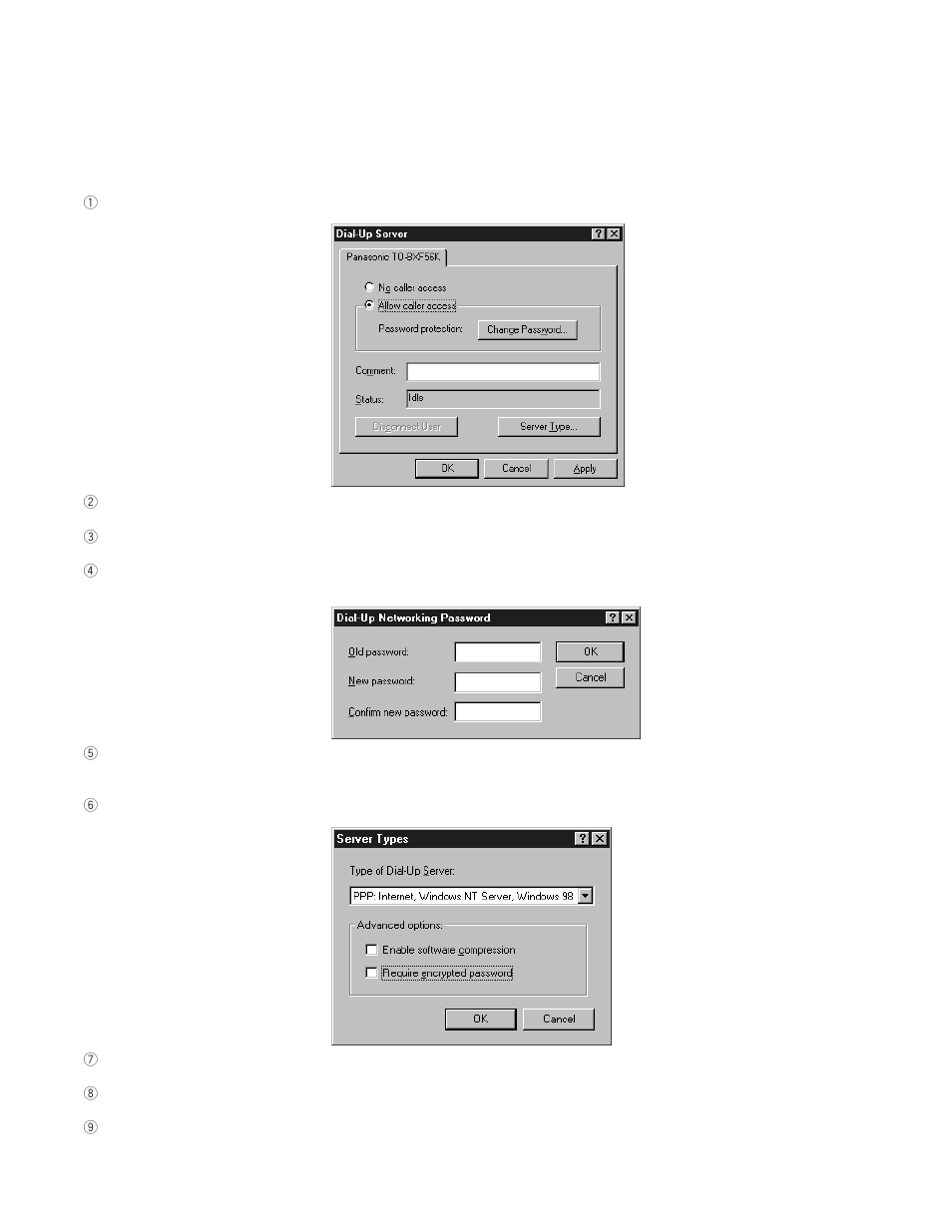 Windows98 setup | Panasonic WJ-NT104 User Manual | Page 24 / 84