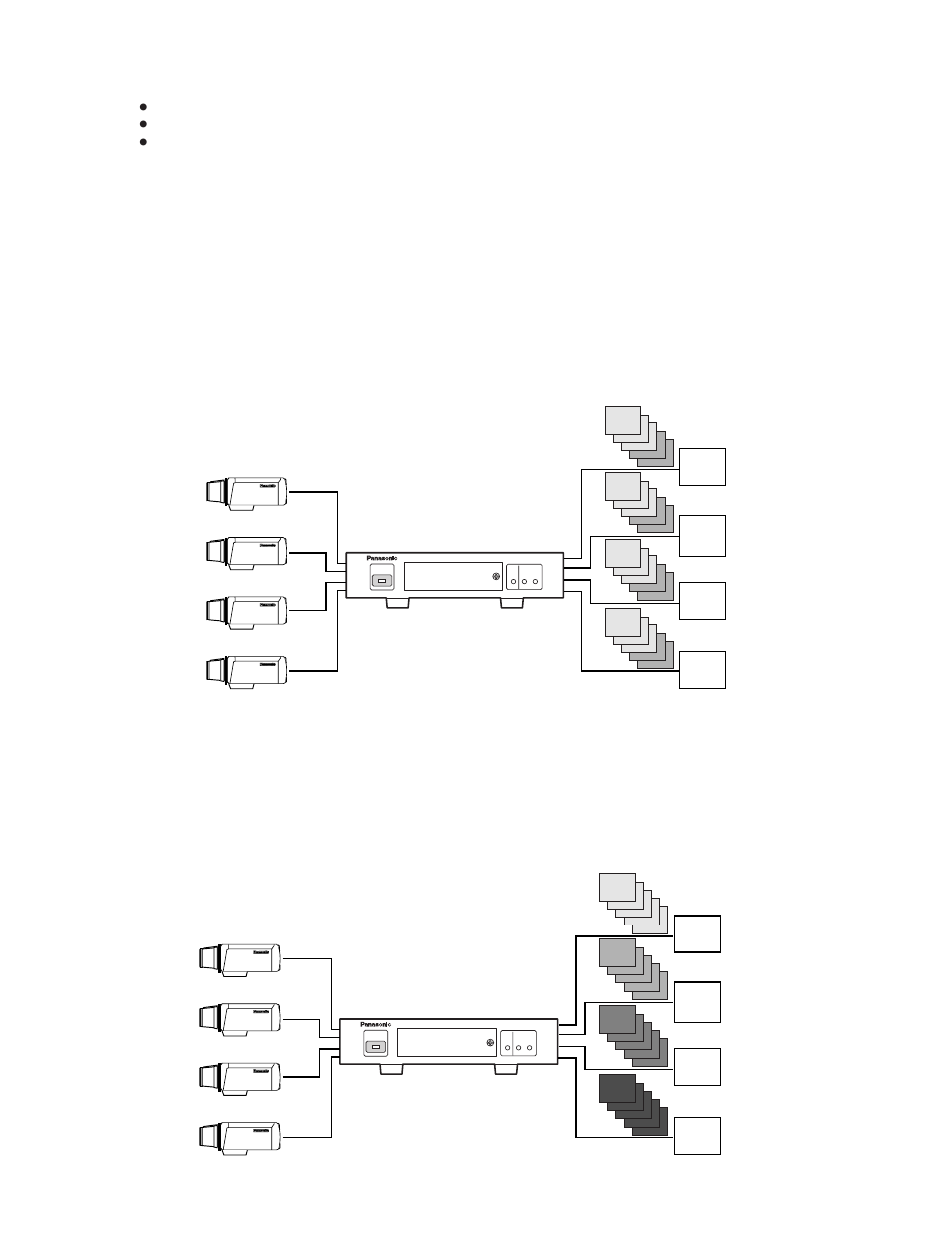 Operation modes, Random input selection mode, Multi input selection mode | Panasonic WJ-NT104 User Manual | Page 26 / 84