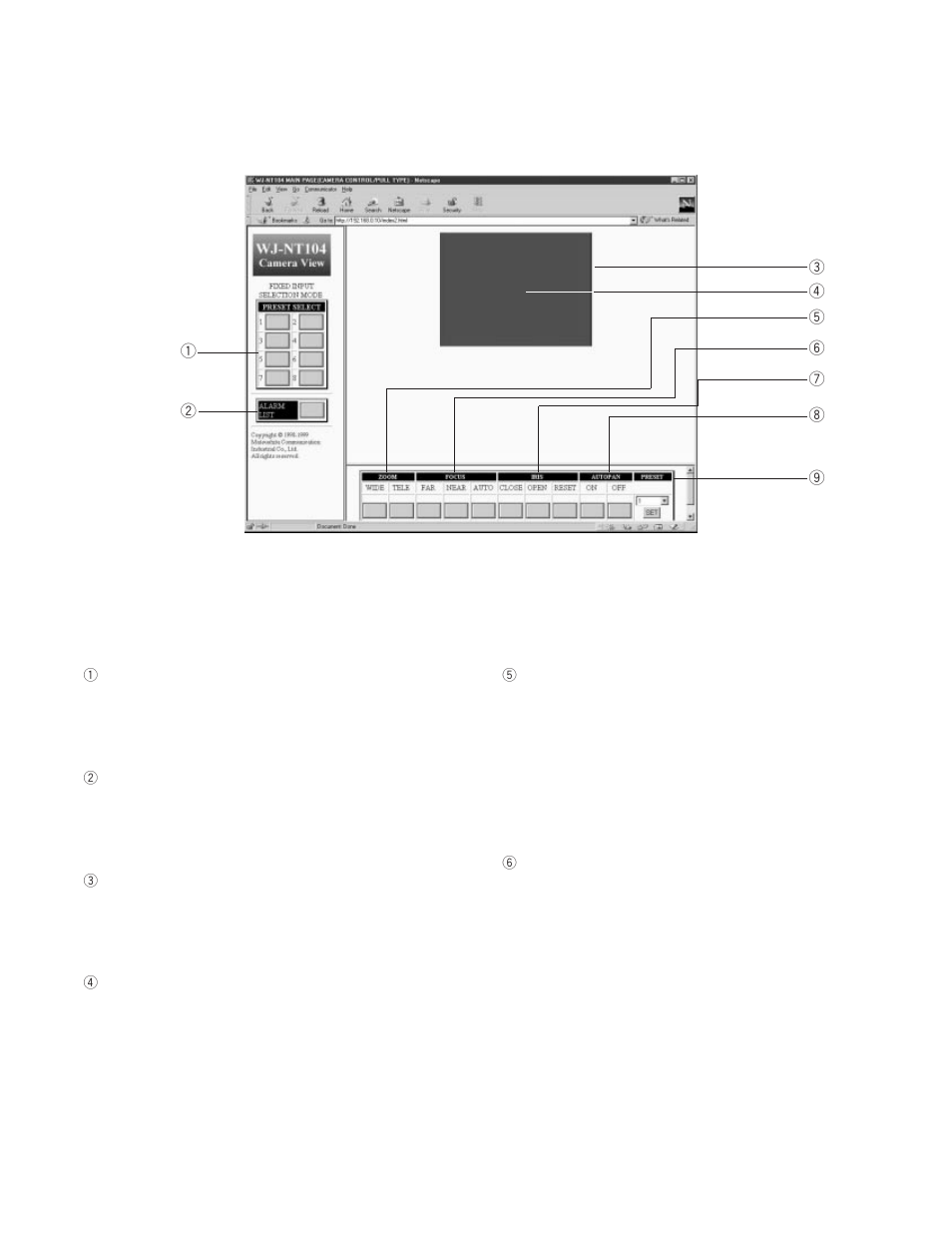 Fixed input selection mode | Panasonic WJ-NT104 User Manual | Page 34 / 84